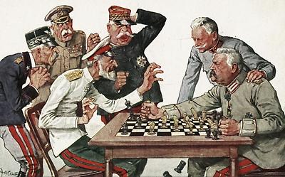 Propagandakarte Erster Weltkrieg, © IMAGNO/Austrian Archives