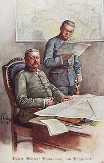 General Paul von Hindenburg und Freiherr Conrad von Hötzendorf