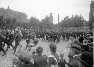 Militärparade anlässlich des Mainauer Herbst