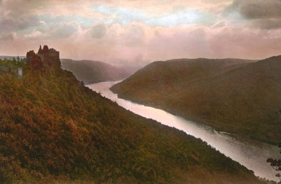 Die Donau bei der Ruine Aggstein, © IMAGNO/Öst. Volkshochschularchiv