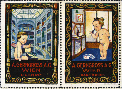 Werbemarken für das Kaufhaus Gerngross, © IMAGNO/Austrian Archives