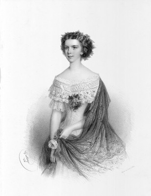 Die junge Kaiserin Elisabeth von Österreich, © IMAGNO/ÖNB