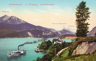 Postkarte Wolfgangsee