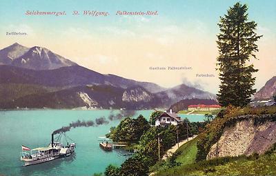 Postkarte Wolfgangsee, © IMAGNO/Austrian Archives