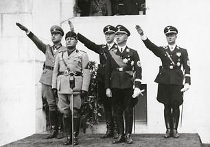 Heinrich Himmler und Benito Mussolini