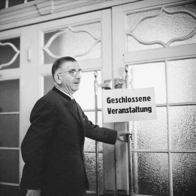 Leopold Figl auf der ÖVP-Tagung am Semmering 1961, © IMAGNO/Barbara Pflaum