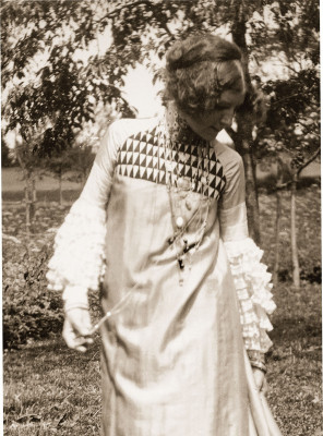 Emilie Flöge im Sommerkleid, © IMAGNO/Austrian Archives