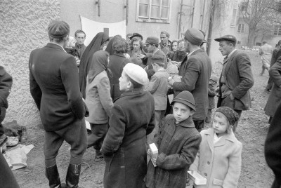 Ungarische Flüchtlinge in einem Lager, © IMAGNO/Barbara Pflaum