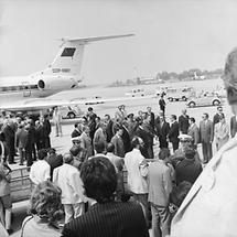 Andreji Gromyko am Flughafen