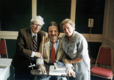 Viktor und Eleonore Frankl mit Jerry Long, © IMAGNO/Viktor Frankl Archiv