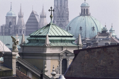 Zeltdach, Kuppel und Türme von Kirchen, © IMAGNO/Franz Hubmann