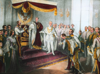 Die Krönung Kaiser Franz Josephs in Olmütz, © IMAGNO/Öst. Volkshochschularchiv