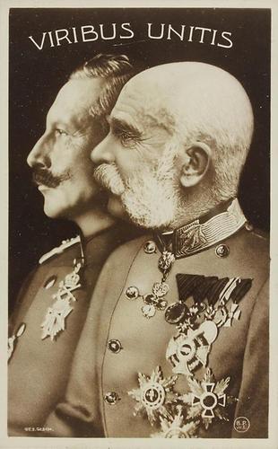 Kaiser Wilhelm II und Kaiser Franz Joseph I (1) Franz Joseph I