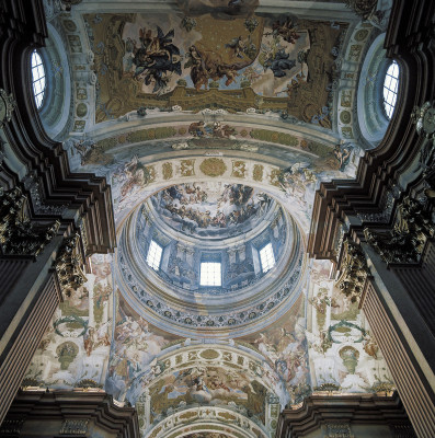 Blick in die Kuppel der Stiftskirche von Melk, © IMAGNO/Gerhard Trumler