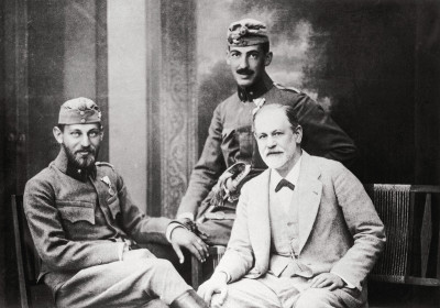 Sigmund Freud mit seinen Söhnen Ernst und Martin, © IMAGNO/Sigm.Freud Priv.Stiftung