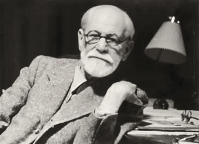 Sigmund Freud im Arbeitszimmer, © IMAGNO/Sigm.Freud Priv.Stiftung