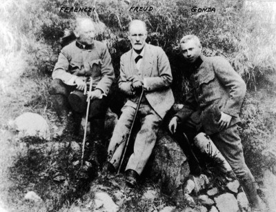 Sigmund Freud, Sandor Ferenczi und Laszlo Gonda, © IMAGNO/Sigm.Freud Priv.Stiftung