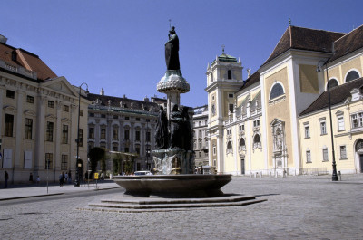 Austriabrunnen auf der Freyung, © IMAGNO/Dagmar Landova