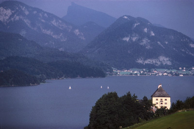 Das Schloss Fuschl und der Fuschlsee, © ÖNB/Harry Weber