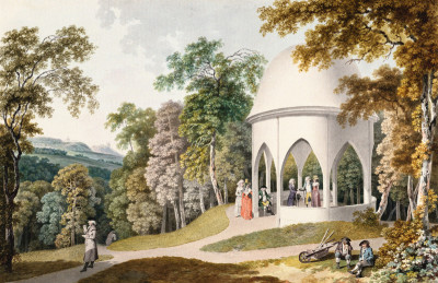 Gotischer Tempel im  Garten des Fürsten Demeter Gallizin, © IMAGNO/Austrian Archives