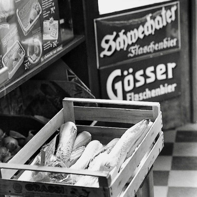 Gemüse im Feinkostladen Gustav Weber, © IMAGNO/Gerhard Trumler