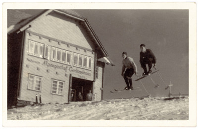 Skifahrer auf der Gerlitzen, © IMAGNO/Skrein Photo Collection