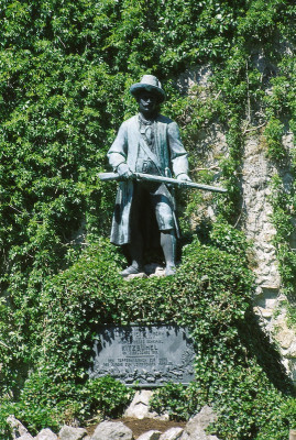 Das Schützendenkmal in Kitzbühel, © IMAGNO/Gerhard Trumler