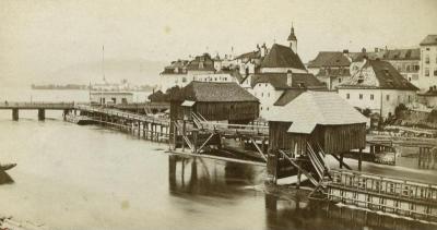 Traunbrücke in Gmunden, © IMAGNO/Austrian Archives