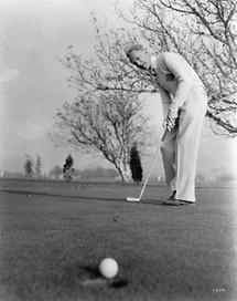 Otto Kruger - Golfer in Aktion