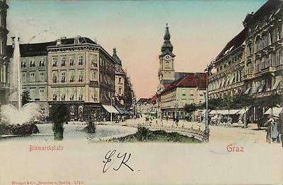 Bismarckplatz in Graz, © IMAGNO/Austrian Archives