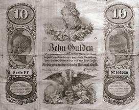 Zehn Gulden Banknote