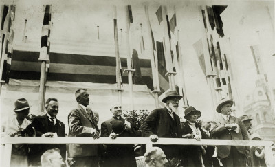 Bundespräsident Michael Hainisch beim Sängerbundfest, © IMAGNO/Austrian Archives