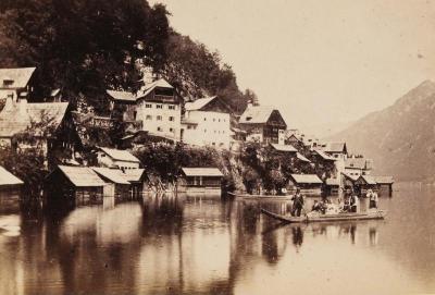 Boot fahren am Hallstätter See, © IMAGNO/Austrian Archives