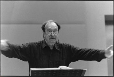 Dirigent Nikolaus Harnoncourt, © IMAGNO/Didi Sattmann