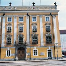 Das barocke Rathaus in Wels