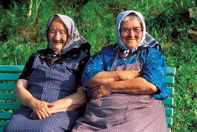 Bäuerinnen aus Heiligenbrunn, © IMAGNO/Gerhard Trumler