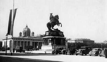 Heldenplatz mit dem Prinz Eugen Denkmal