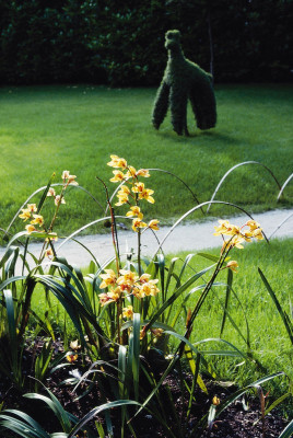 Skulptur im Garten von André Heller in Gardone, © IMAGNO/Franz Hubmann