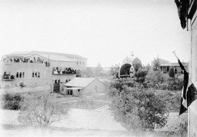 Blick aus dem Hotelzimmer Herzls, © IMAGNO/Austrian Archives