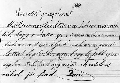 Eigenhändiger Brief Theodor Herzls auf Ungarisch, © IMAGNO/Austrian Archives