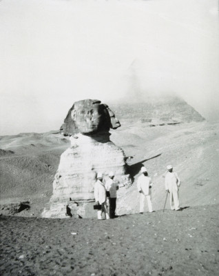 Theodor Herzl vor der Sphinx, © IMAGNO/Austrian Archives