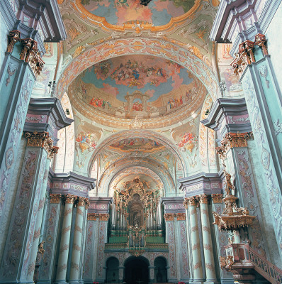 Innenansicht der Stiftskirche Herzogenburg, © IMAGNO/Gerhard Trumler