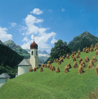 Pfarrkirche von Hinterhornbach im Außerfern, Tirol, © IMAGNO/Gerhard Trumler