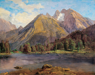 Hintersee mit Hochkalter, © IMAGNO/Austrian Archives