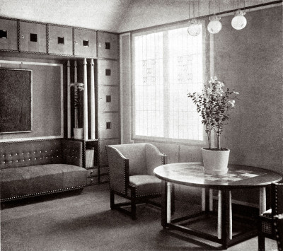 Wohn- und Arbeitszimmer der Wohnung Knips, © IMAGNO/Austrian Archives