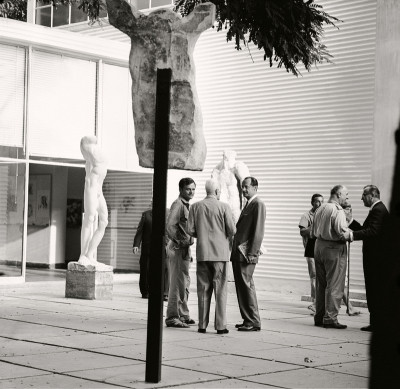 Alfred Hrdlicka auf der Biennale, © IMAGNO/Barbara Pflaum