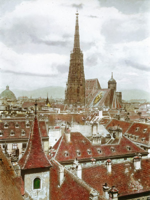 Blick über die Dächer der Inneren Stadt, © IMAGNO/Öst. Volkshochschularchiv