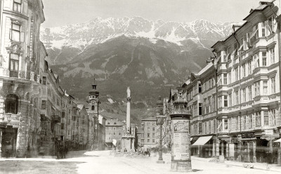 Die Maria-Theresienstrasse in Innsbruck, © IMAGNO/Austrian Archives