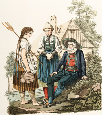 Bauern aus der Umgebung von Innsbruck, © IMAGNO/Austrian Archives