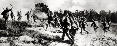 Soldaten in der 11. Isonzoschlacht
